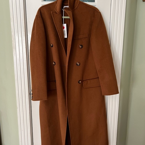 NWT Reformation Hayden Coat- Cinnamon - Picture 2 of 8